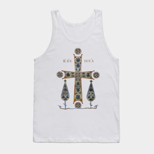 Byzantine Illuminated Cross Tank Top